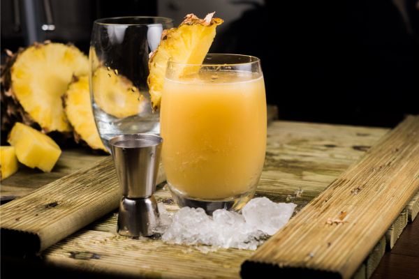 Une pina colada sans lait de coco pour une fraicheur décuplée